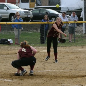 Jade Carpenter fires to first