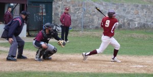 Travis Wile strikes out in the fifth inning