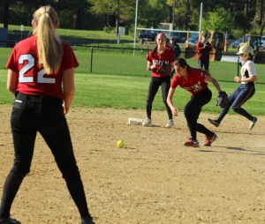 Maddie Napoli looks for the handle