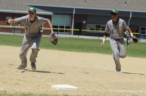 Cam Monagle (#24) gets an unassisted out