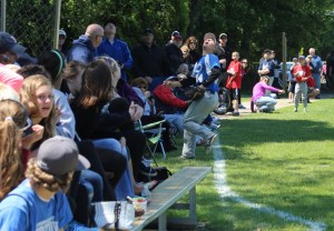 Kyle Nelson ventures into the crowd