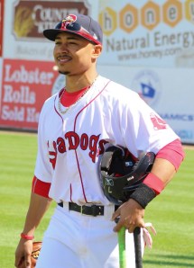 Mookie Betts pregame