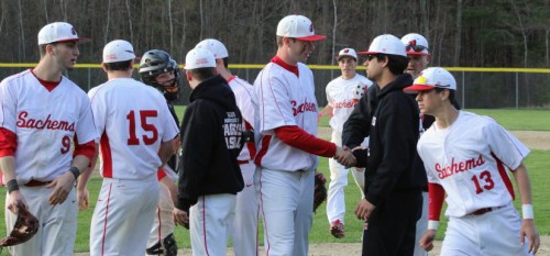 Joey Bertrand congratulated after the game