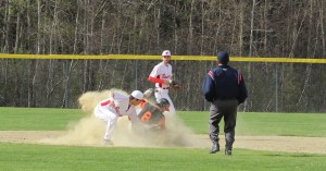 Ryan Silva steals second