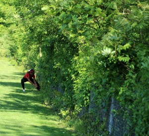Alexis Boswell tracks down a double