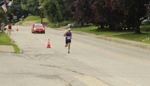 David Krall runs alone to victory