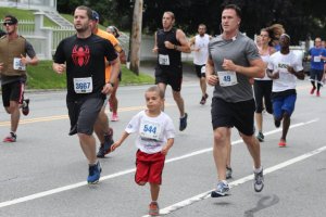 The races included young and old