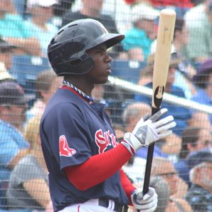Rusney Castillo prepares to bat