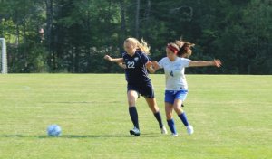 Shannon Todd tries to get away from Maddie Simms