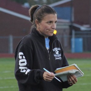 Windham coach Deb Lebel
