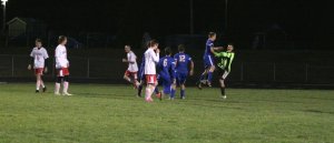 GK Michael Rust celebrates scoring a penalty kick