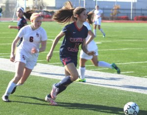 Jenny Crowell (6) and Ashley Raphael (17)