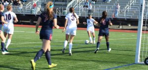 Izzy Ross (2) well set up in the second half