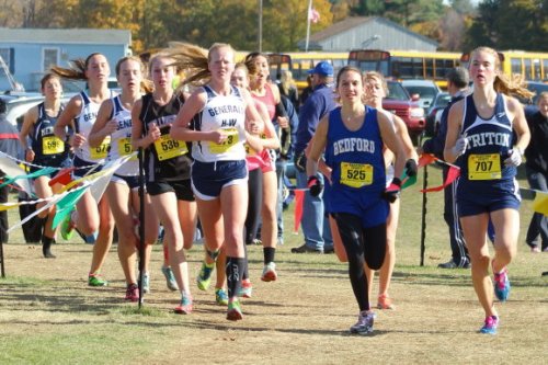 Maddie Quigley (Triton) with lead pack