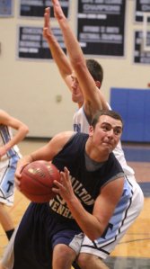 Nolan Wilson (15 points) gave Triton trouble inside