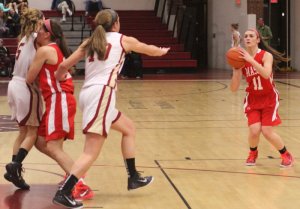 Lauren Sorel (13 points) had 3 more 3-pointers for Masco