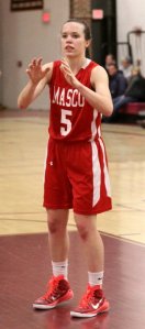 Meghan Collins had 18 points, 12 rebounds, 3 assists, and 2 steals for the Lady Chieftains