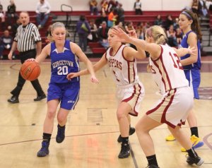 Cassidy Troy looks for an opening