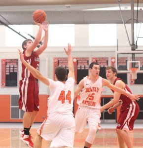 Drew Muniz (25 points) puts up a shot