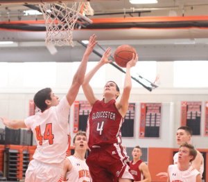 Evan Mason gets in close