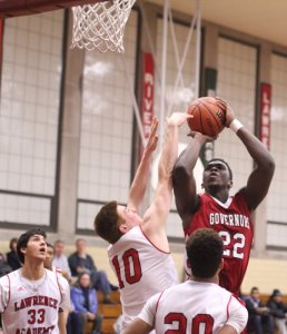Matt Peart shoots over Nick Lynch