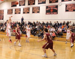 Jake Long (24 points) made six 3-pointers including this one at the final buzzer