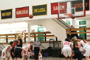 Melissa Lubas made nine-of-ten free throws
