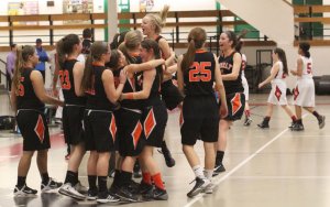 Beverly starts to celebrate