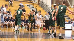 Nick Venora (19 points) sees an opening