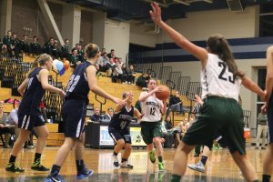 Kelsi McNamara in the lane