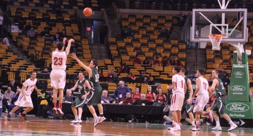 Jordan Menard hit two straight 3-pointers in the third quarter