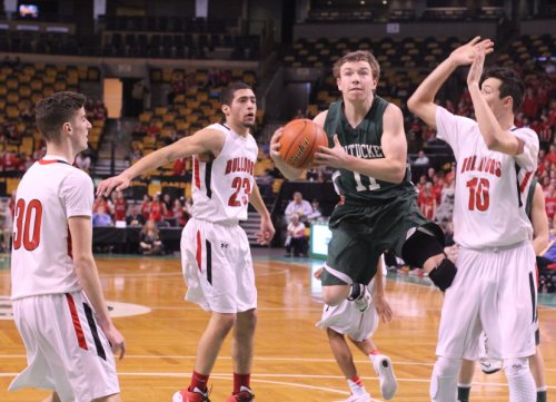 Pat Beaton finds an opening down the lane