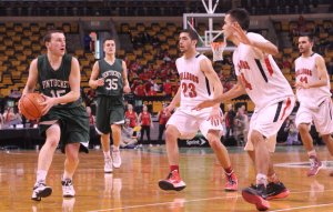 Brendan Sullivan looks to pass