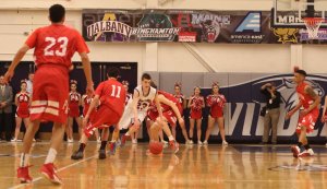 Jake Coleman had a turnover-free game despite plenty of ballhandling