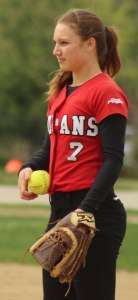 Hayley Cantania - 9 strikeouts