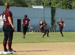 trouble in the Rockport outfield