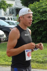 Silas Eastman before the race