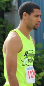 Andrew Stewart (Louisville) before the race