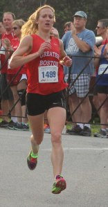 Laura Paulsen was the first woman finisher in the 10-mile race