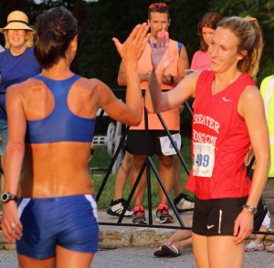 Laura Paulsen and Katie Misurca afterwards