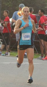 Meagan Nedlo - 3rd woman in 10-mile
