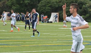 Jack Kingdon celebrates goal