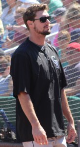 David Dahl heads for the New Britain dugout
