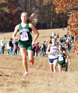 Evelyn Lantz (ME) 5th, Olivia Horgan (HW) 7th, Holly Fossa (ME) 6th