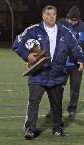 Needham coach Carl Tarabelli