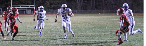 Ben Mason found plenty of daylight and the end zone five times in a career game on offense.