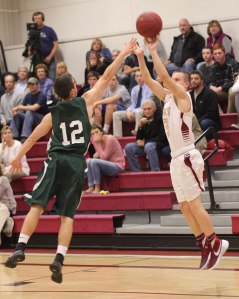 Nick Rogers (12 points) connected four times from long range