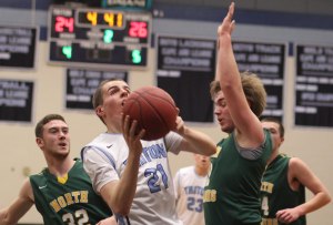 John McCarthy (19 points) drove whenever he saw an opening 