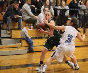 Pentucket coach John McNamara does some scouting