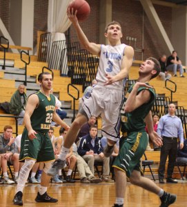 Erick Rybicki floats to the hoop